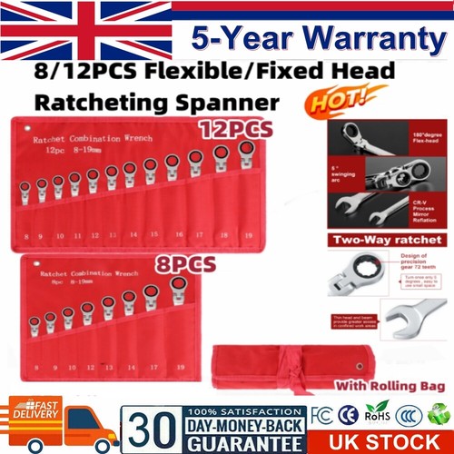 Ratchet spanners 12pc - ratchet,