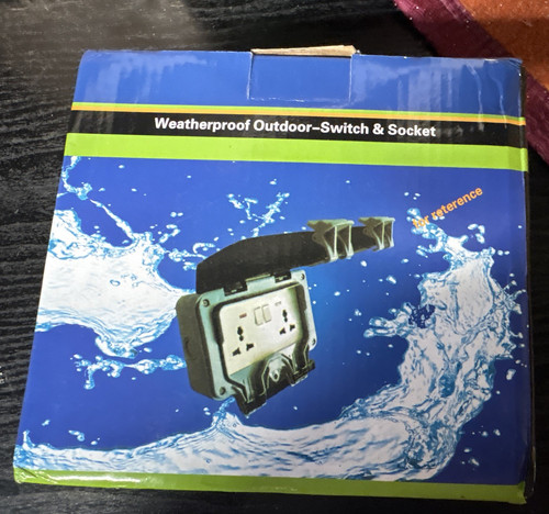 Weatherproof outdoor 220v 13a - 220v,