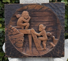 Vintage Hand Carved Finnish