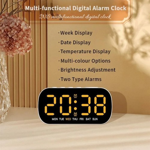 Led electric digital alarm - led,