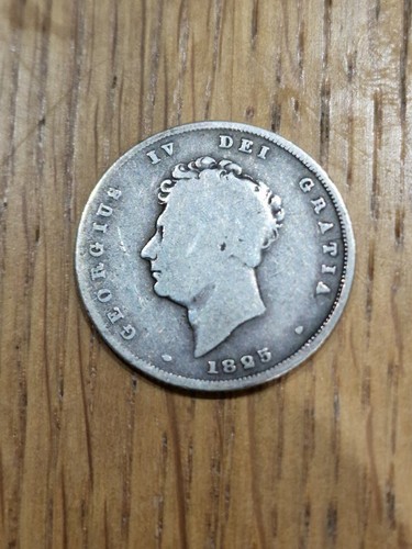 1825 king george shilling - george,