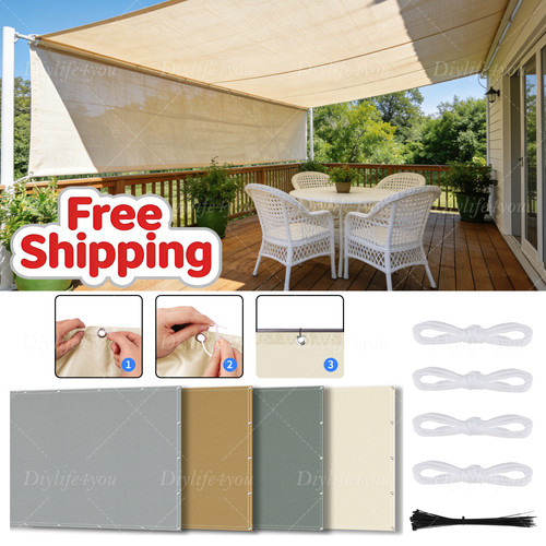 Sun shade sail rectangle - sun,