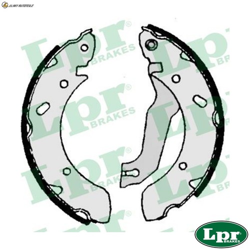 Brake shoe set 06990 - shoe, for