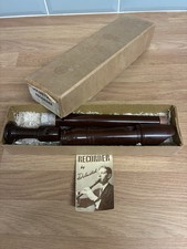 Dolmetsch Bakelite Treble Recorder 1940/50s Made in England - Boosey & Hawkes