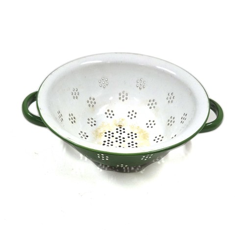 Vintage dutch green enamel - dutch,