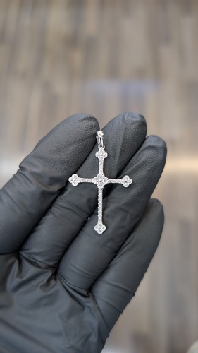 18k white 44ct diamond - white, 0.44ct