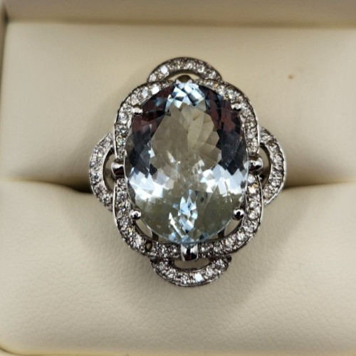 Ladies carat aquamarine - ladies,