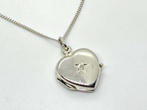 Solid silver diamond - solid, inset