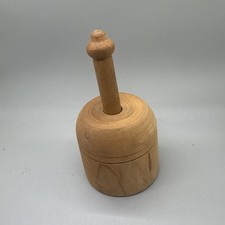 VTG Wooden Butter Mold Press