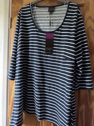 Ann harvey navy white striped - harvey,