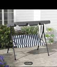 3 Seater Garden Swing Chair