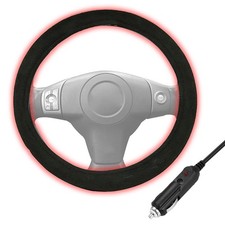 Heated steering wheel cover - heated,