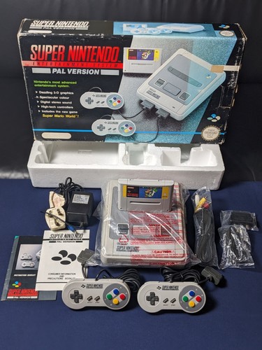 Nintendo snes console boxed - nintendo,