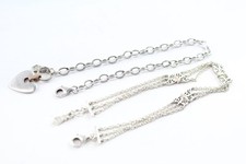 Clogau Sterling Silver Bracelets Rose Gold Accents Heart Butterfly x 2 (10g)