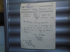 1912 Sadler's Wells Theatre