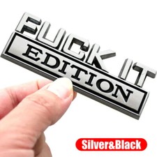 3D FUCK-IT EDITION Logo Emblem