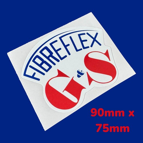 Fibreflex vinyl sticker - g&s,