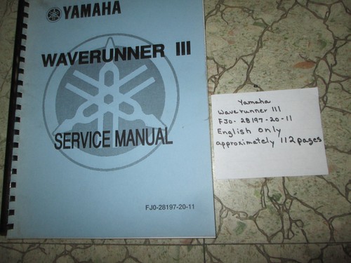 Yamaha waverunner lll - ,