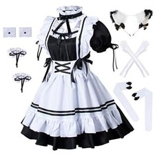 Anime French Maid Apron Lolita