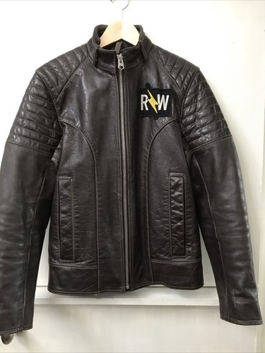 Star raw brown leather - g-star, biker