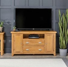 Cheshire Oak Large TV Unit