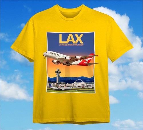 Qantas airbus a380 lax - lax, t-shirt