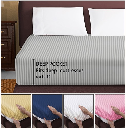 30cm deep fitted sheets - 100%, p