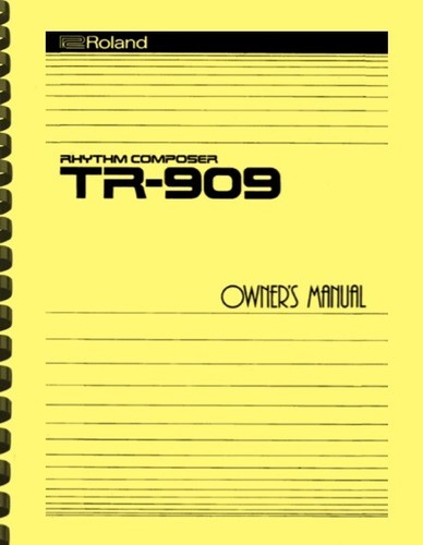 Roland 909 rhythm composer - tr-909,