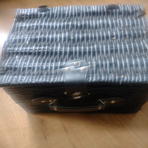 Wicker basket hamper - basket,