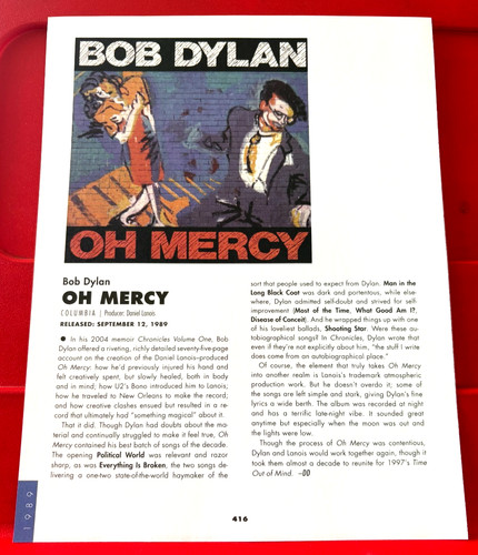 Bob dylan mercy album - bob,