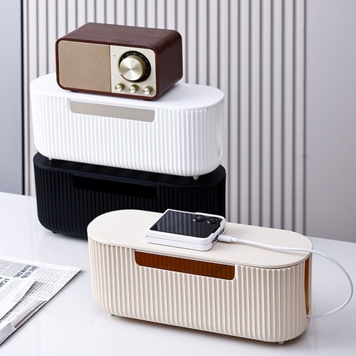 Cable storage box desktop - cable,