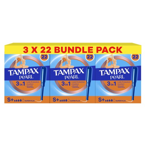 Tampax pearl super plus 3x22 - super,