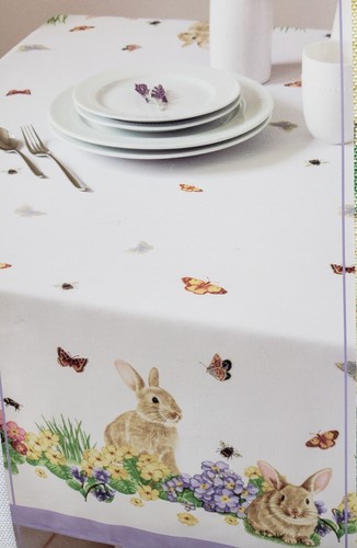 Fabric spillproof tablecloth - fabric,
