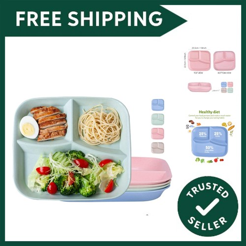 Dinner plates 4pcs - plates, unbreakable