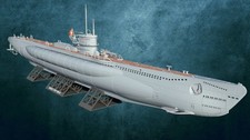 U-Boot Typ VII-D Resin Model Kit 1:72 Scale WWII Submarine C