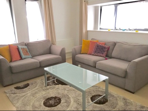 Grey brown dfs sofa - dfs, set