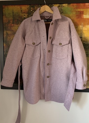 Zara belted shacket size - , m