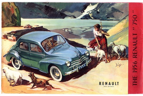 Renault 4cv 750 1955 uk - 750,