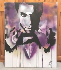 PRINCE Original  Canvas Signed