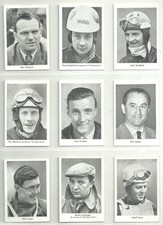 Set of 12 - MOTOR CYCLE - 1955 News Chronicle Pocket Portrait Cards