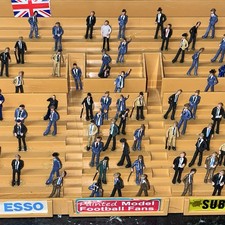 Subbuteo Terrace with 1940's style fans 