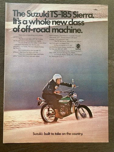 70s vintage suzuki 185 - 70s,