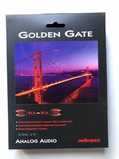 AudioQuest Golden Gate RCA Cable 0.6m