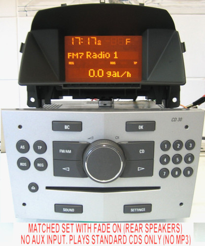 Vauxhall zafira 2008 - cd30, cd