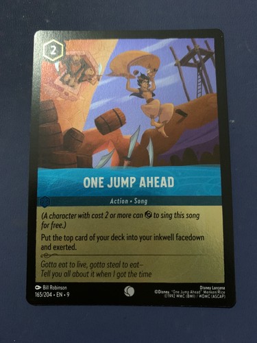One jump ahead - one,