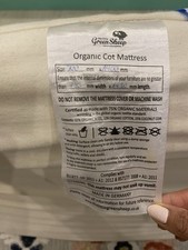 The Little Green Sheep Organic Cot Bed Mattress, Breathable Natural Mattress fo