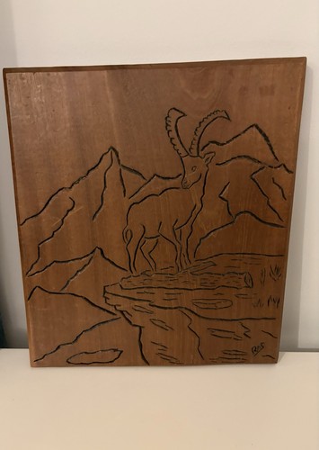 Vintage wooden hand carving - wooden,