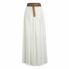 Long Midi Skirt Elastic Women
