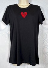 Diesel black cotton jersey red