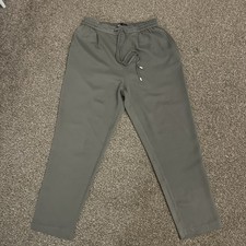ZARA SAGE GREEN DRESSY JOGGER
